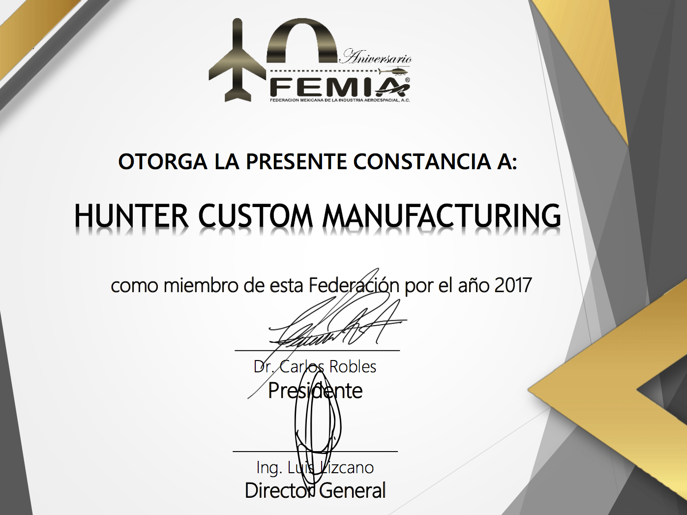 FEMIA Certification